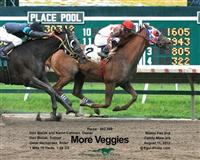 More Veggies winning 8/11/12 at Monmouth Park