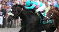Zenyatta captures the 2010 Clement Hirsch over Rinterval at Del Mar