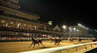 19 June 2009: Final Copy and Robbie Albarado win the first night race , race 8, in the history of Churchill Downs in Louisville, Kentucky.