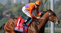 Nov. 02, 2012 - Arcadia, California, U.S - Beholder (KY) ridden by Garrett Gomez and trained by Richard Mandella, wins the Grey Goose Breeders' Cup Juvenile Fillies (Grade I) at Santa Anita Park in Arcadia, CA.