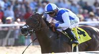 September 08 2010. J P's Gusto and Patrick Valenzuela win the Del Mar Futurity at Del Mar Race Track in Del Mar CA. (Charles Pravata / Eclipse Sportswire)
