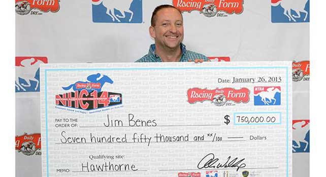 Jim Benes Captures $750,000 Grand Prize in 2013 DRF/NTRA National Handicapping Championship