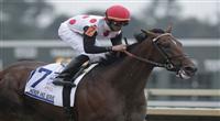 To Honor and Serve wins the Pennsylvania Derby at Parx Racing in Bensalem, PA, September 24, 2011. Jockey is Jose Lezcano, trainer is Bill Mott, owner is Live Oak Plantation. (Joan Fairman Kanes/Eclipse Sportswire) 