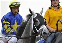 Take The Points and Edgar Prado before the Preakness