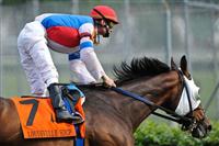 23 May 2009 : Calvin Borel and BRASS HAT win the G3 Louisville Handicap at Churchill Downs in Louisville, Kentucky. 