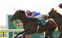 Power wins the Group 1 Goffs National Stakes with jockey Seamie Heffernan at the Curragh Race Course.