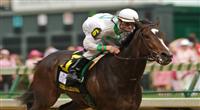 1 May 2009: Rachel Alexandra and Calvin Borel crush the field in the 135th running of the Kentucky Oaks at Churchill Downs in Louisville, Kentucky.