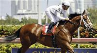Gemologist with jockey Javier Castellano up winning his 2012 debut by 7 lengths. Gulfstream Park. Hallandale Beach, Florida. 03-16-2012 