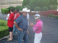 September 15, 2009: Trainer Joe Duhon at Louisiana Downs.
