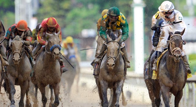 Calvin Borel wins his third Kentucky Derby in four years.