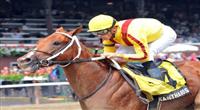 8.16.10 Kantharos wins the Grade 2 Saratoga Special with Garret Gomez aboard. 