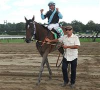 Lisa's Booby Trap following 2010 Loudonville win. 