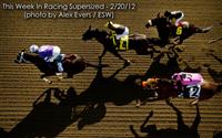 This Week In Racing cover photo Feb. 20 featuring Personalitary at Santa Anita