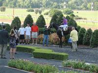 September 15, 2009: Uno Mas in Louisiana Downs winners' circle following Super Derby Prelude win.