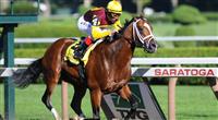 Discreetly Mine wins the 2010 King's Bishop at Saratoga
