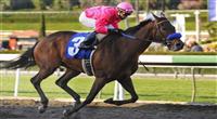 February 13, 2010.Joel Rosario, riding St. Trinians, wins the Santa Maria Handicap at Santa Anita Park, Arcadia, CA 