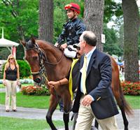 2yr. old filly, first time starter at Saratoga