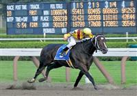 5 September 2009: Rachel Alexandra and jockey Calvin Borel (3) winning the Woodward Stakes at Saratoga Race Track in Saratoga Springs, New Yorkat Saratoga Race Track in Saratoga Springs, New York
