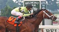 31 May 2010: Quality Road and jockey John Velazquez win the Metropolitan Mile Handicap at Belmont Park in Elmont NY. 
