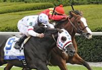 Court Vision outfinishes Karelian Shadwell Turf Mile. 
