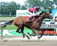 Kinda Spicy breaks maiden at Belmont (6-19-11)